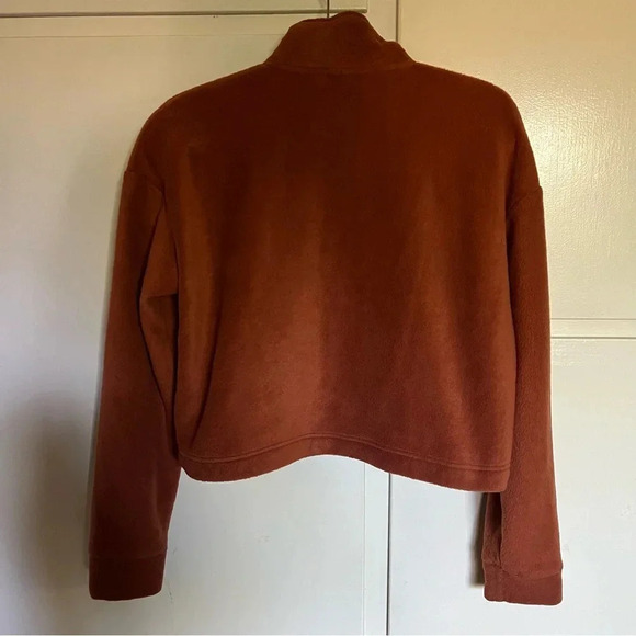 Picture Organic Clothing Tilite 1/4-Zip Fleece Pullover Cropped Size Medium - Picture 7 of 11